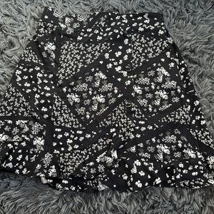 Black and white skirt